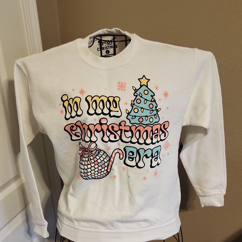 Spirit Christmas White Sweatshirt